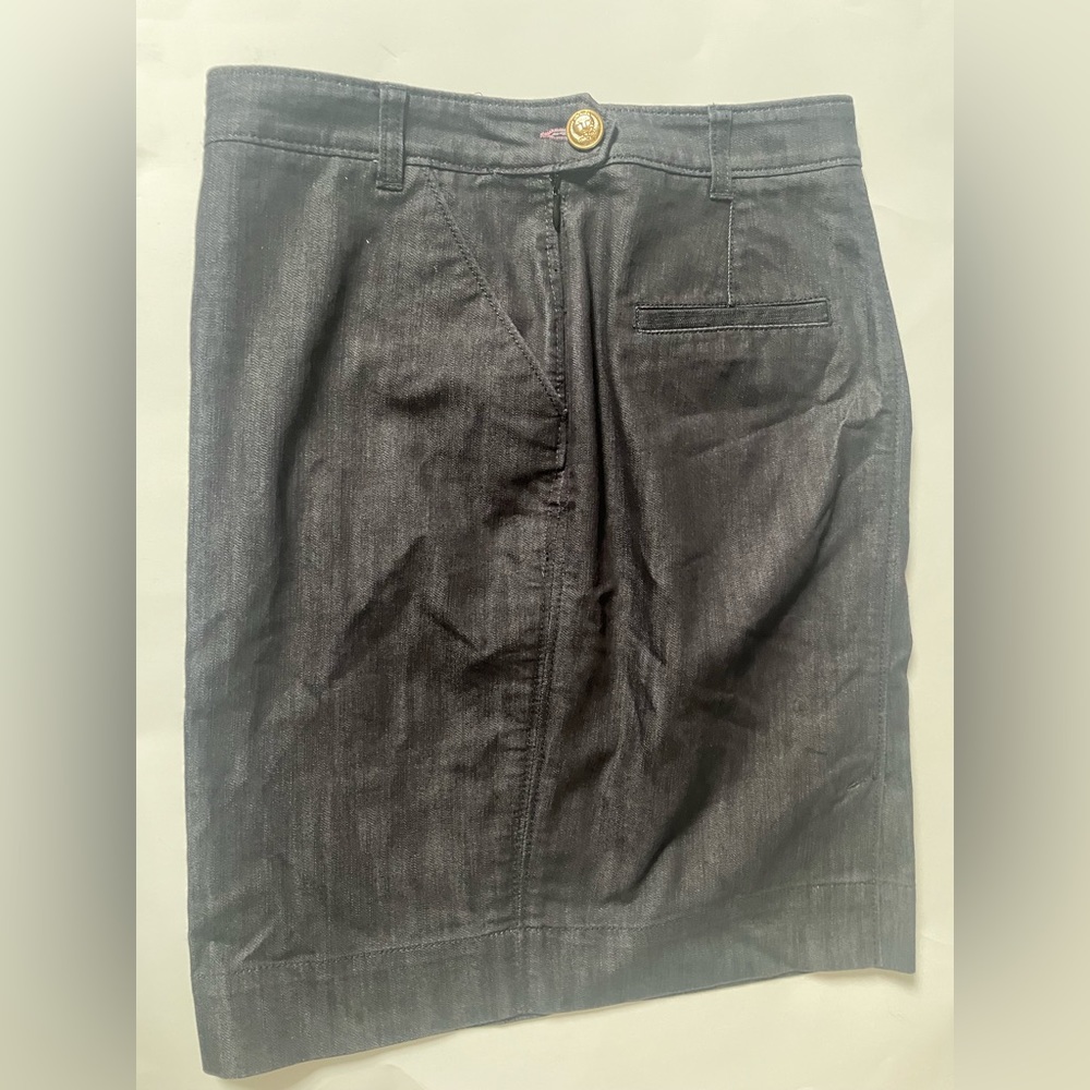 Lilly Pulitzer, dark denim, skirt, size 0
